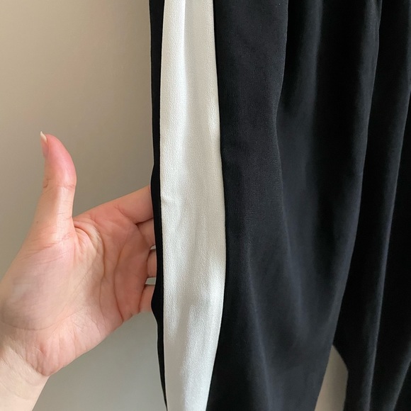 Aritzia Babaton Dexter Pants Black With White Stripe Size XS - Picture 5 of 8